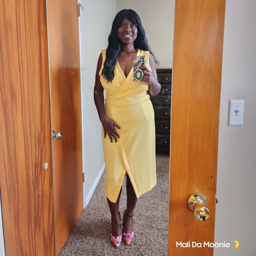 New York & Co Surplice Dress